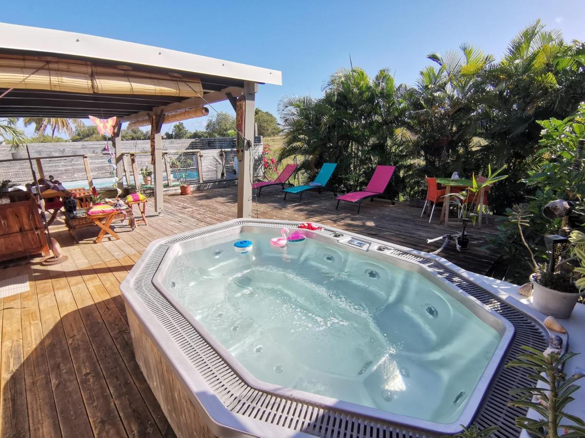 Bungalow La Perle - Jacuzzi - Piscine Saint-Francois  Eksteriør billede